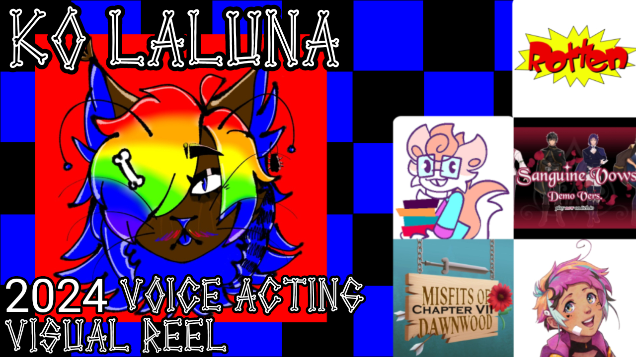 Voice Acting Visual Reel 2024